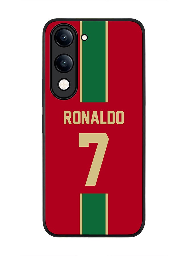 For vivo Y29s 5G / Y19s 5G Case,Slim fit Camera Protection, Shockproof Thin Phone cover  - Football - Portugal,  Ronaldo